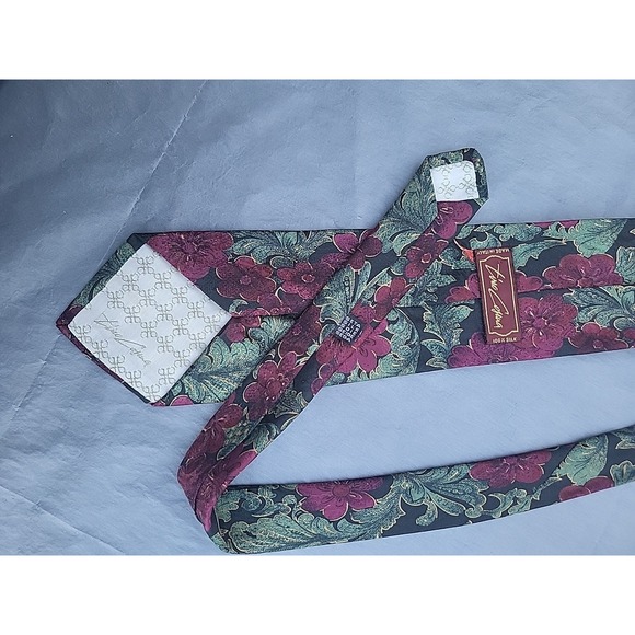 vintage tino cosina silk floral tie made in italy - Picture 5 of 7